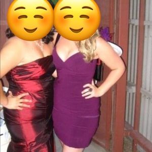 City Triangles dark purple dress size Medium